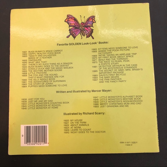 Vintage Just for You (Little Critter) by Mercer Mayer - Picture 2 of 4